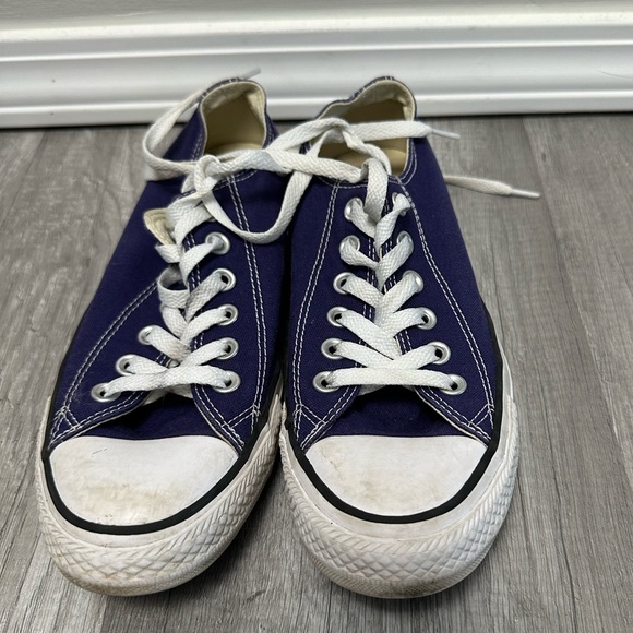 Converse All Star blue shoes, size 7 - Picture 1 of 5